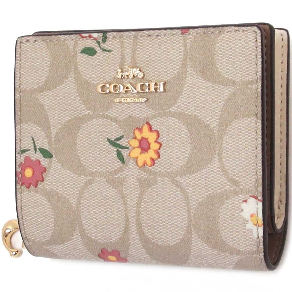 【Coach】Snap Wallet In Signature Canvas COACH® Outlet | Snap Wallet In Signature Canvas